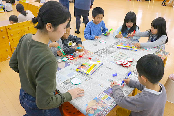 【保育学科】1月のジュモ（多胎児子育て支援）を行いました！