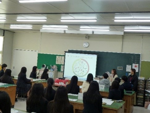 高校生食育講座「食の大使プロジェクト」を名古屋市立山田高等学校にて実施しました