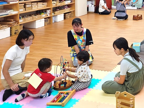 【幼児教育科】わいわいひろば「模擬保育室の開放～学生と遊ぼう～」が開催されました