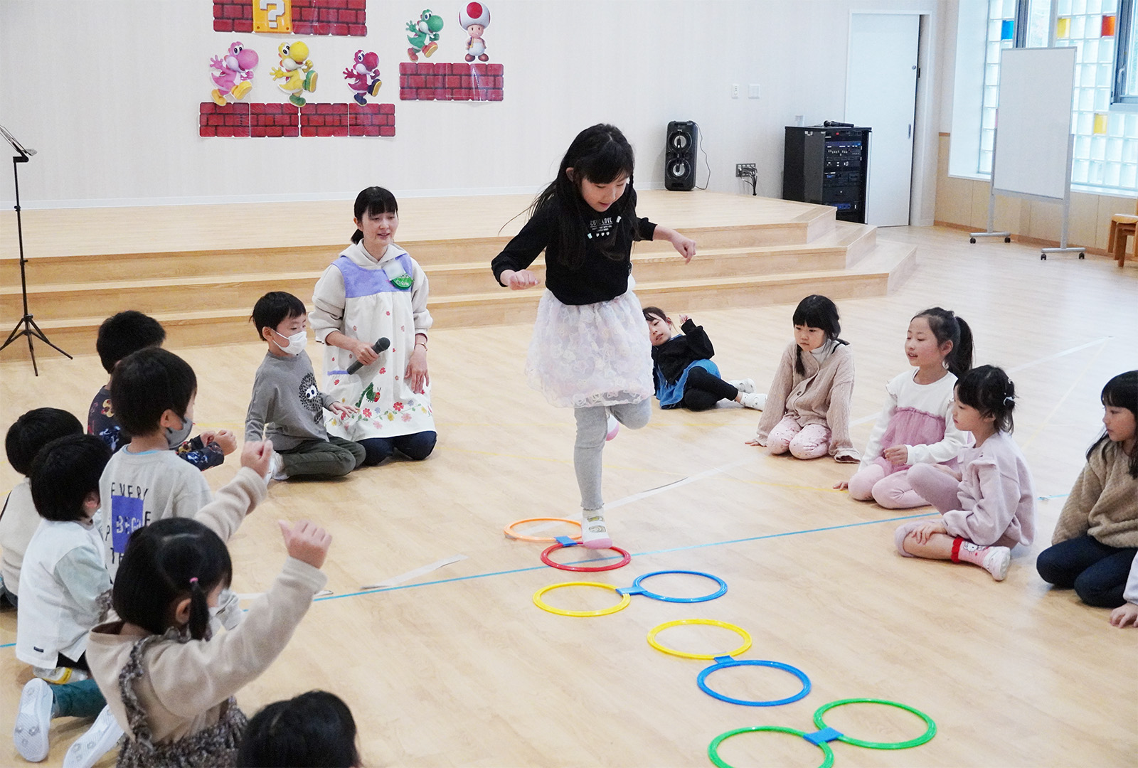 中短♪音れくサークルが浦町保育園で活動しました