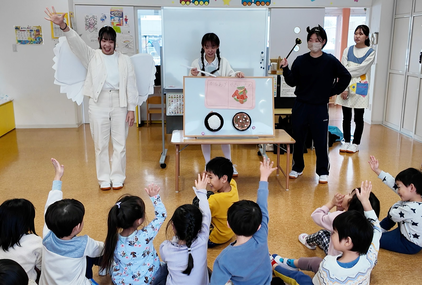 附属第一幼稚園で食育活動を行いました