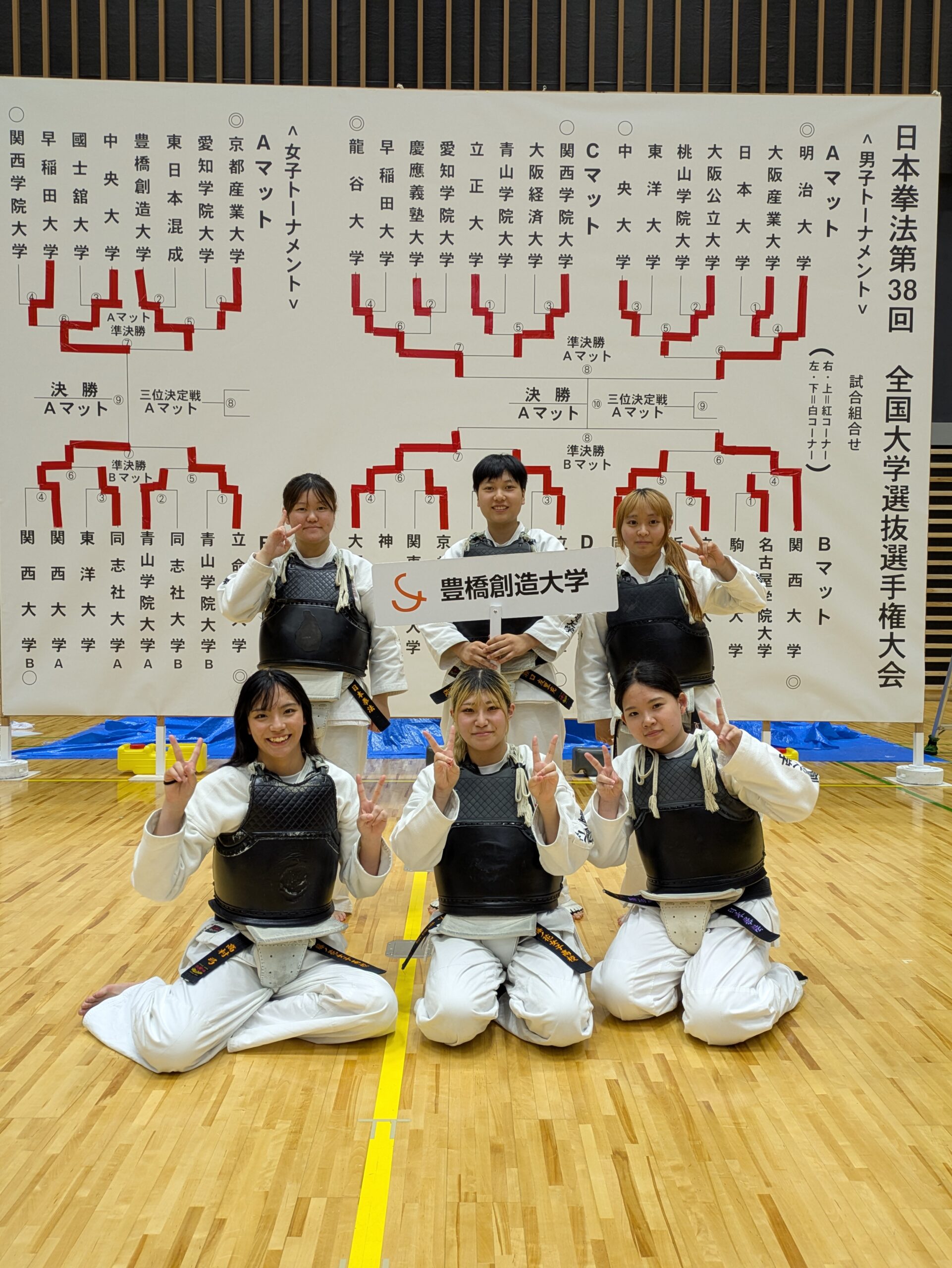 健闘！日本拳法第38回全国大学選抜選手権大会でベスト４