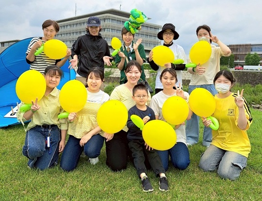 【幼児教育科】地域イベントにボランティアとして参加しました