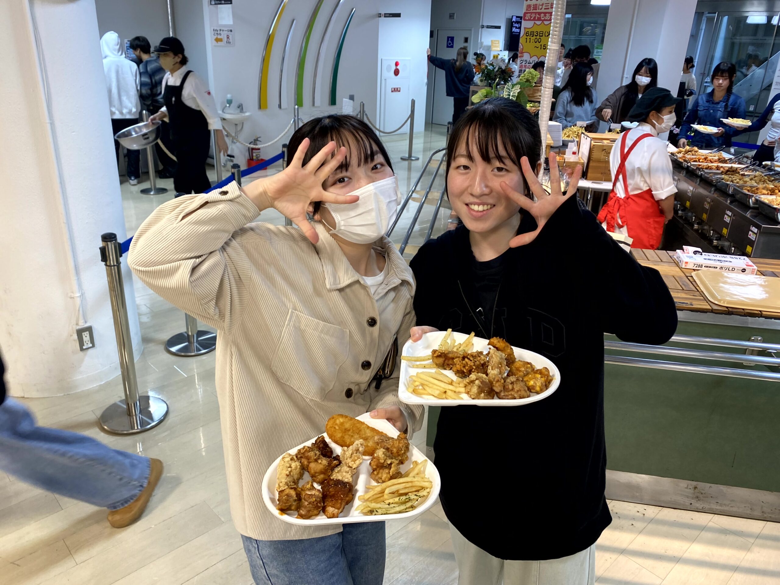【キャンパスレストラン】イベント「唐揚げ三昧（ざんまい）」を開催しました！(6/3)
