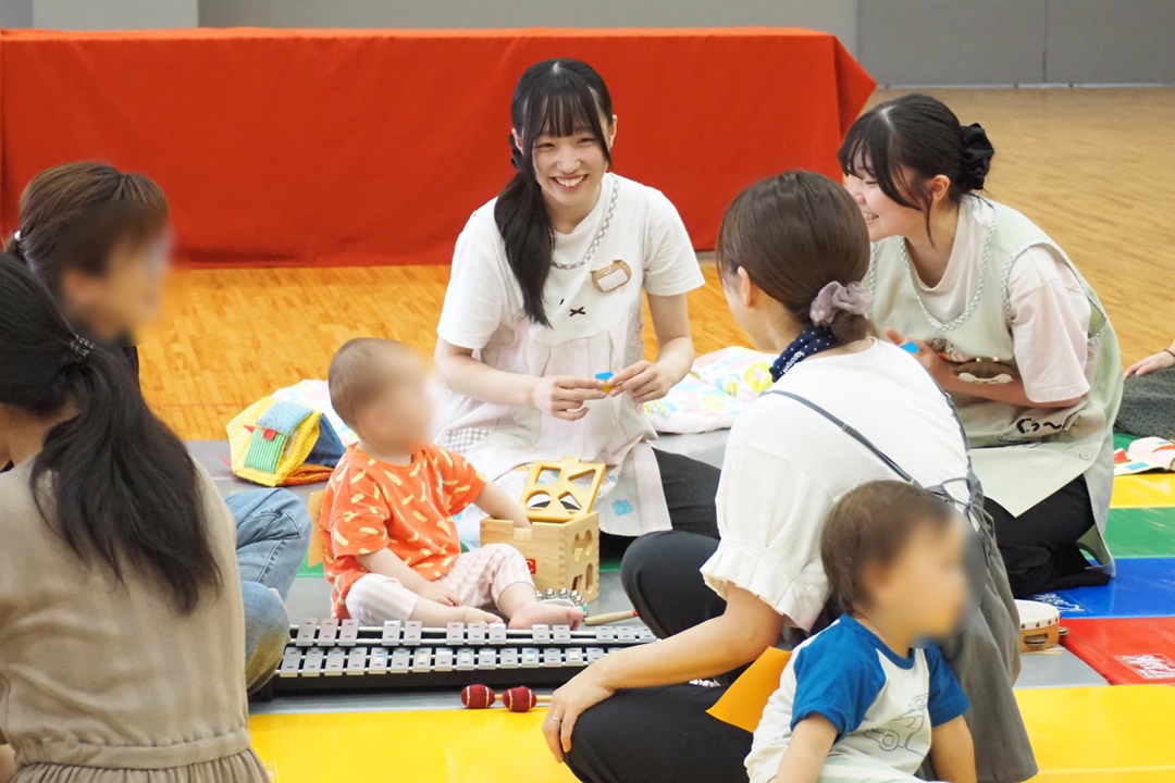 【幼児教育科】子育て支援イベント「音楽で楽しもう」を開催しました