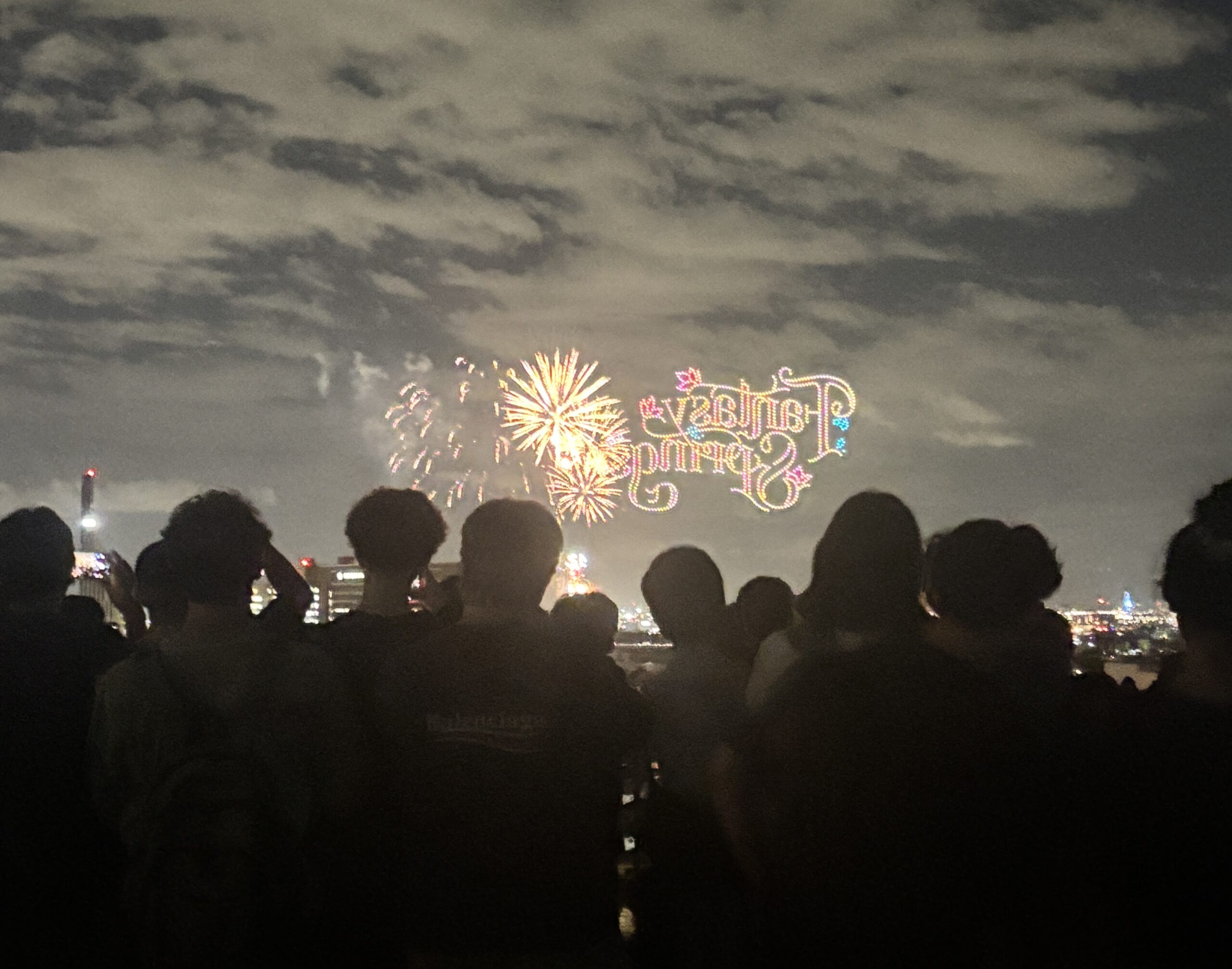 「GLOBAL COMMONS 結-YUI-」に入居する留学生と外大生が「くらわんか花火大会」を楽しみました
