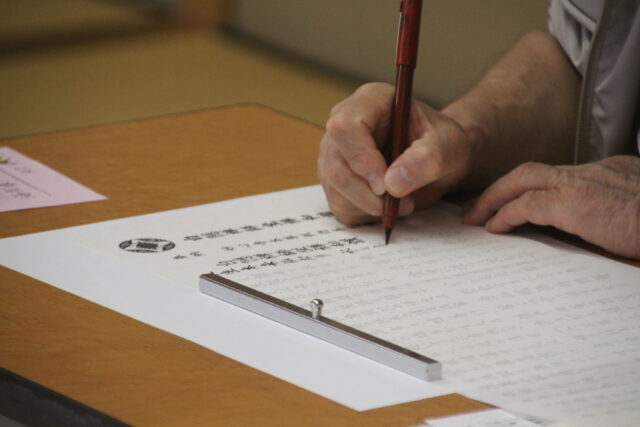 公開講座～仏教入門～写経をおこないました