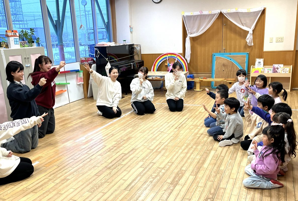 【授業紹介】第３回子ども学科正課外活動「伝承あそび」