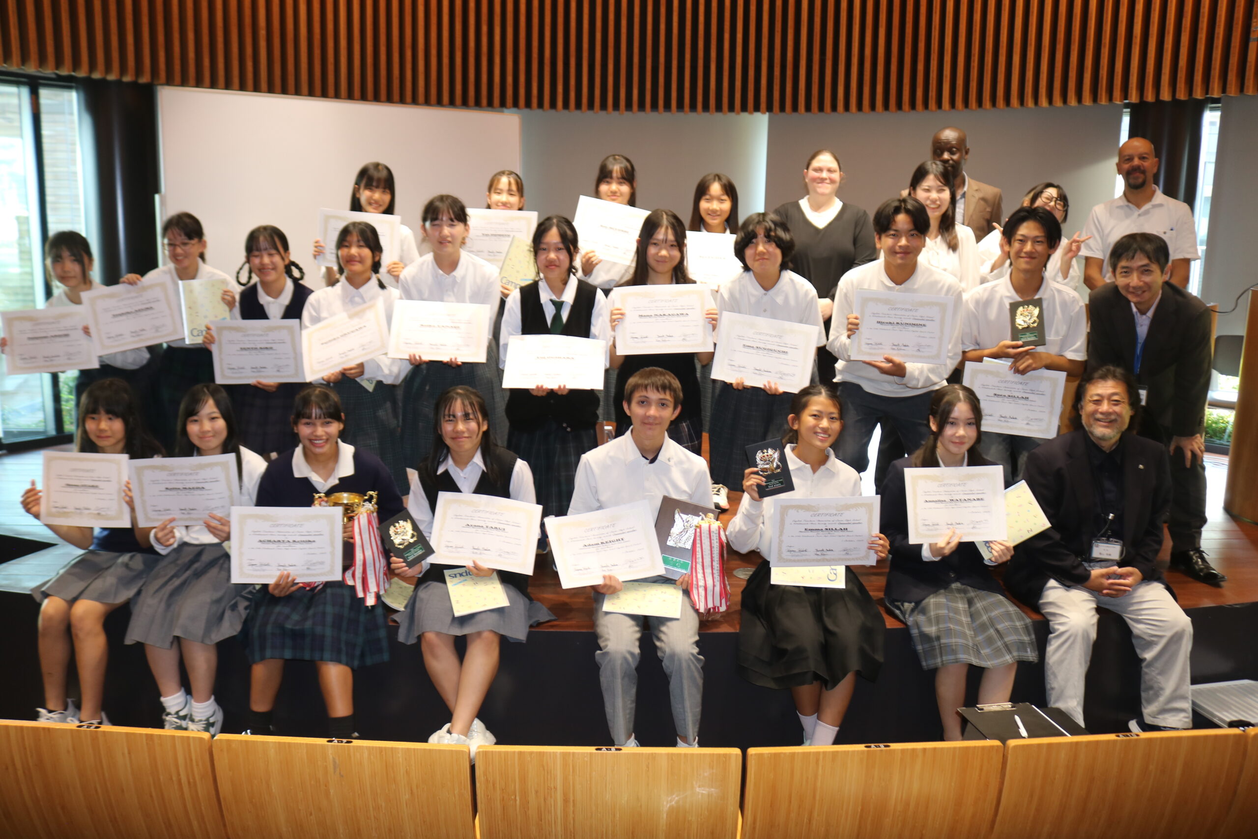 北河内地区の中学生が英語力を競う「北河内 English Speech Contest」が開かれました