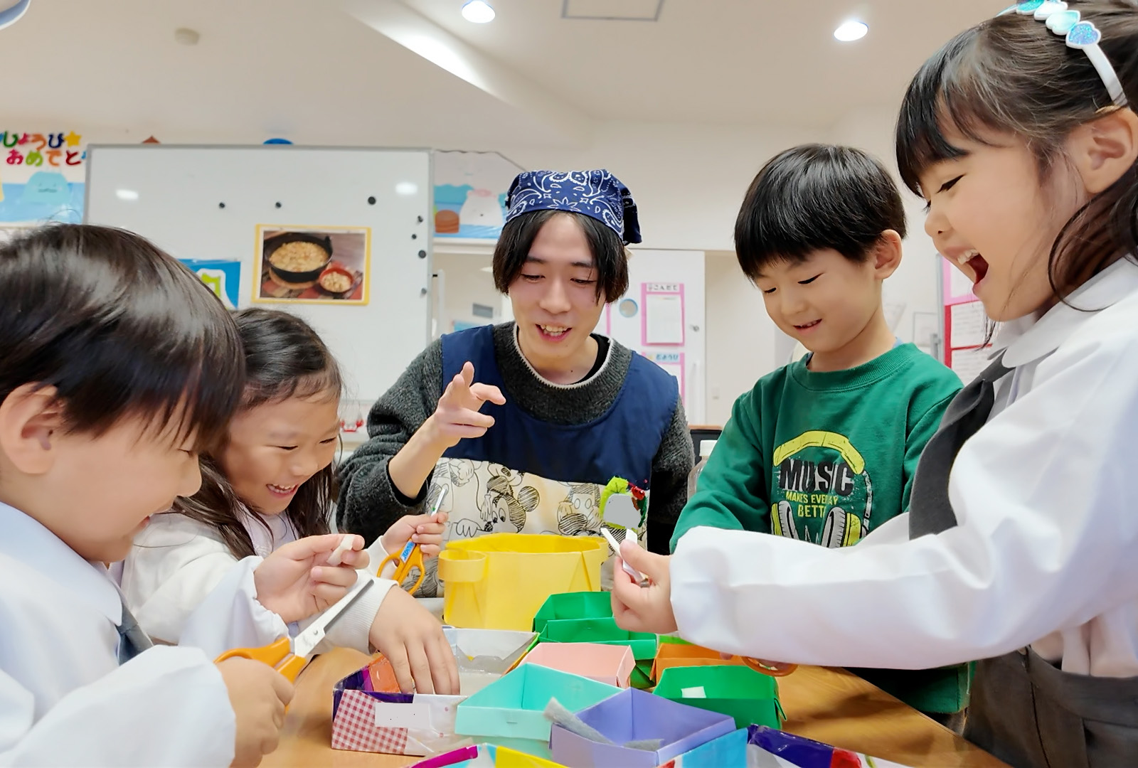 附属第一幼稚園で食育活動を行いました
