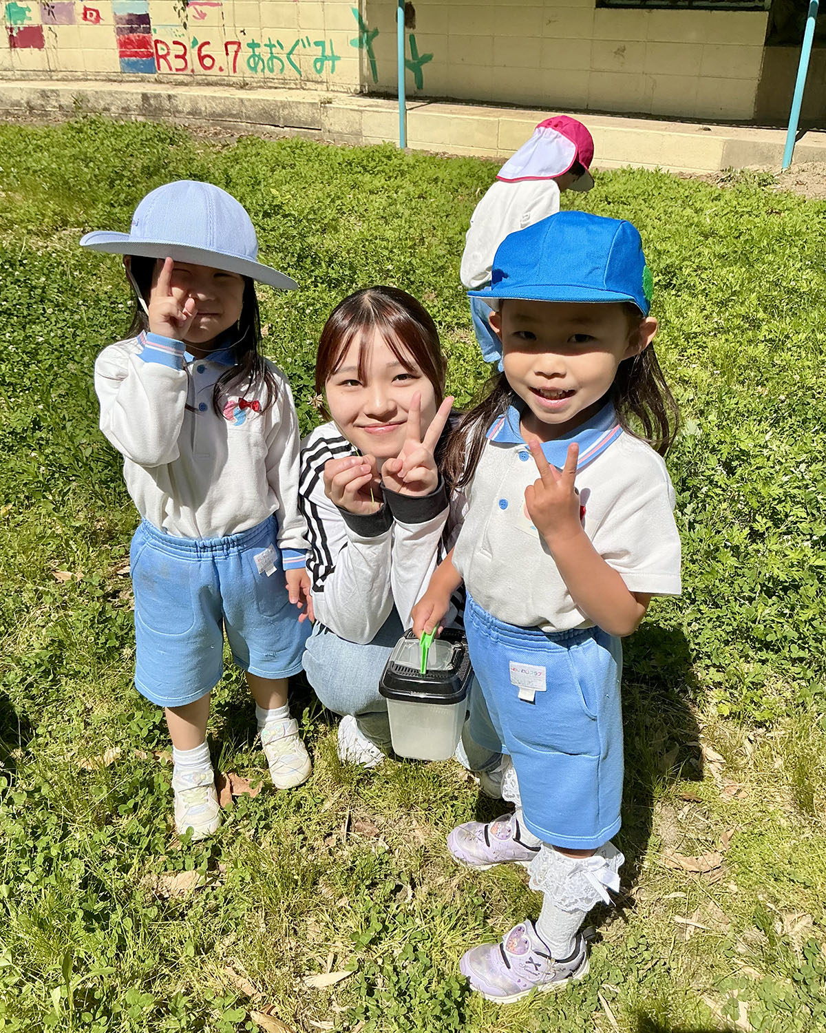 【保育学科】附属幼稚園の子どもたちと楽しいひとときを過ごしました！